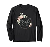Bride to be Junggesellenabschied Braut Eukalyptus rosa Blume Lang