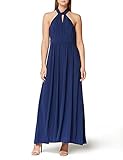 Amazon-Marke: TRUTH & FABLE Damen Maxi A-Linien-Kleid, Blau (Medival Blue), 46, Label:3XL