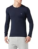 Emporio Armani Underwear Mens Pure Cotton T-Shirt, Marine, S