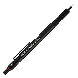 rOtring 600 Feinminenstift 1852308 0,7 mm schwarz mit persönlicher Laser-Gravur Druckbleistift Sechskant-Design einstellbare Härtegradanzeig