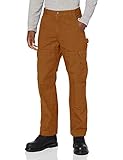 Carhartt Herren Ripstop Cargo Arbeitshose Brown, W34/L32