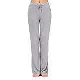 Sporthose Damen Hosen Yogahosen Sport Pumphose Haremshose Leichte Sommerhose Marlene Hose Grau XL