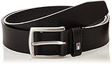 Tommy Hilfiger Herren Gürtel New Denton 3.5 Belt, Schwarz (BLACK 990), 95 cm, E3578A1208990