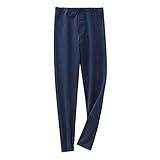 YTZL Schlafanzughose Herren Lang: Pyjamahose Winter Jogginghose Fleece-Thermohose GefüTterte Freizeithose Yogahose,Pyjamahose,Sweatpants,Stoffhose,F