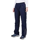 33,000ft Regenhose Damen Wasserdicht Atmungsaktive Fahrrad Überziehhose Leichte Wanderhose Winddicht Outdoor Bekleidung (Navy, 42)