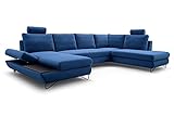 Ecksofa Andreas 3 Polstersofa mit Bettkasten Schlaffunktion Sofa Couch Wohnlandschaft Eckcouch U-Form13