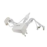 Lemax 94564-4,5V Netzadapter/Poweradapter mit 3 Anschlussmöglichkeiten - EU Stecker - Farbe: Weiß - Zubehör Weihnachtsw