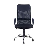 Bürostuhl Chefsessel Drehstuhl Hohe gebogene Rückgriff Home Büro Schreibtischstuhl Swivel Computerstuhl Ergonomische lumbalfreie Unterstützung und entspannende Armlehnen höhenverstellbar Home Bü