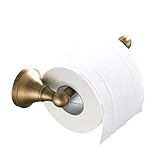 Flybath Toilettenpapierhalter ohne Deckel Antiquität Messing Bad WC-Rollenhalter Wandmontage, Bronze gebü