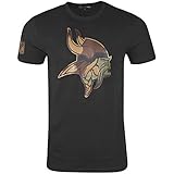 New Era Shirt - NFL Minnesota Vikings schwarz/Wood - L
