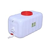 ZSYGFS Wassertank Wasserkanister Mit Ausgießer Mit Hahn Deckel Griff Grosse Kapazität Tragbarer Für Outdoor Camping Auto Reisen Picknick Wandern(Size:25L)