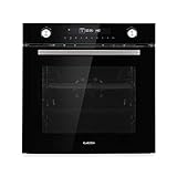 Klarstein GrandChef Einbaubackofen mit Mikrowellen-Funktion, EEK: A, 72 L, 60 cm, 2880 W, Elektro, 30-250 °C, 10 Heizfunktionen, 10 automatische Rezepte, schw