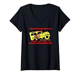 Damen 4x4 Earth Rover Spanien T-Shirt mit V