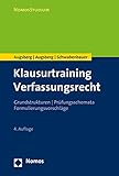 Klausurtraining Verfassungsrecht: Grundstrukturen | Prüfungsschemata | Formulierungsvorschläge (Nomosstudium)