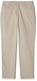 Raphaela by Brax Damen Corry Fame | Comfort Plus Jeans Hose, Beige (Light Taupe 55) , W31/L32 (Herstellergröße: 40)