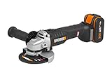 WORX WX812 kabelloser bürstenloser Winkelschleifer, 18 V (20 V max), 125 mm – 4,0 Ah Akk