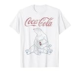 Coca-Cola Vintage Faded Pair Of Polar Bears Graphic T-S