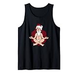 Wellness, Weihnachten, Yoga Weihnachtsmann Meditation Tank Top