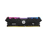 HP V8 RGB 8MG02AA#ABC Arbeitsspeicher (16 GB (2 x 8 GB), DDR4, 3200 MHz, U-DIMM, CL16, Desktop-Speicherset, Schw