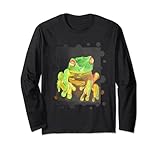 Froschvektor mit roten Augen Lang