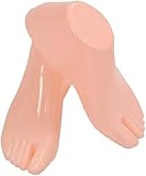 Hinleise Hartplastik-Füße – Paar Hartplastik-Füße Mannequin-Fuß Modell Werkzeuge für Schuhe Display (Erwachsenenfüße)