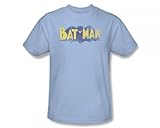 Batman - Vintage Logo Slim Fit Adult T-Shirt in hellblau, XX-Large, Light B