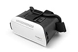 Technaxx 4639 VR Glasses TX-77 Virtual Reality Brille für 3D Filme und Spiele, komapatibel mit 3,5-6 Zoll Smartphone schwarz/weiß