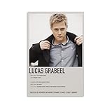 Lucas Grabeel Leinwand-Kunst-Poster und Wandkunstdruck, modernes Familienschlafzimmerdekor, Poster, 60 x 90