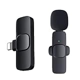 Wireless-Mikrofon für die Aufnahme von Repel MIC-System für YouTube Facebook Live-Stream Tiktok Videoaufnahme VLOG 65ft-Übertragung mit 2,4 GHz, Rauschunterdrückung