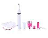 Veet Sensitive Precision Beauty Styler – Der Präzisions-Trimmer für Gesicht & Körper – 1 x Gerät – 2 x Aufsätze – 2 x Aufsatzk