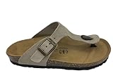 BIOMODEX Flip-Flops Unisex, Taupe, 35 EU