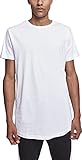 Urban Classics Herren Shaped Long Tee T-Shirt, Weiß, XL