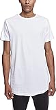 Urban Classics Herren Shaped Long Tee T-Shirt, Weiß, L