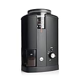 Wilfa CLASSIC AROMA Kaffeemühle – elektrische Mühle mit Kegelmahlwerk – 34 Mahlgradstufen – Bohnenbehälter für 250gr Kaffee, schw