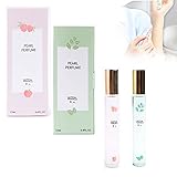 HZXY 2 Stück Rollerball Parfüm Damen, Eau de Parfum Rollerball, Vanille Parfümöl Roll On, der gesunde Duft sauber und natürlich, leichter Duft Deodorant Antitransp