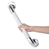 Synlyn Haltegriff Edelstahl Badewannengriff mit Ø 35mm Rutschhemmender Grifffläche Wandgriff Bad WC Badewanne Sicherheitsgriff für Senioren Kinder Schwang