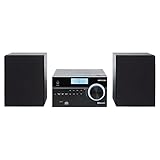 MEDION P64187 Micro Audio System Kompaktanlage (DAB+, PLL UKW Radio, Bluetooth, USB Anschluss, AUX, 2x50 W)