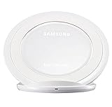 Samsung Induktive Schnellladestation Qi-Charger Kompatibel mit Samsung Galaxy S7/S7 Edge, weiß