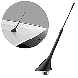 Navitec24 KFZ Dach ANTENNE 23cm FM + Verstärker Ersatz für Antennensockel Stabantenne Antennenfuss Sockel RAKU2 Anschluss kompatibel mit VW Variant Passat 3B Golf Lupo Seat Skoda Passat OPEL SEAT