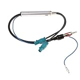 XINRUAN Autoantenne Dachantenne 18.1' Auto Spezial Radio Antenne AM/FM Audio Radio Signal Verstärker Dual Fakra RF Radio Antenne Adapter fü