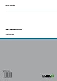 Marktsegmentierung - am Beispiel einer innovativen Tütensupp