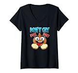 Damen Hobby Koch Zwiebel - Don`t cry for me T-Shirt mit V