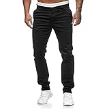 LFYYDS Herren Hose Leichte Atmungsaktive Arbeitshose Slim Fit Outdoorhose Jogginghose Männer Skinny Trekkinghose Einfarbig Laufhose mit Taschen Passend für Arbeit Freizeit W