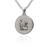Damen Herren Kette Edelstahl mit Sternzeichen Tierkreis Sternbild Zodiac Anhänger Stier individuelle Kettenlänge wählb