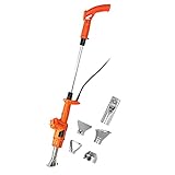 WUIO Unkrautbrenner, 3-In-1 Elektrischer Garten-Heißluft-Unkrautvernichter-Brenner, Mit 5 Düsen Elektrischer Thermischer Unkrautvernichter, Starkes Unkrautvernichtungswerkzeug Für G