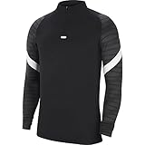 Nike Herren Dri-FIT Strike Longsleeve, Black/Anthracite/White/White, M