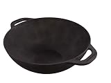 Campingaz Mandarin Wok für Gasgrills mit Culinary Modular System, antihaftbeschichtete Gusseisen Wok-Pfanne mit Griffen, Ø 32 cm, Höhe 12 cm, Grillwok, Grill Zubehör für asiatische Gemüsep