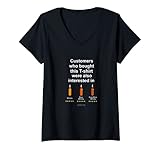 Damen Whisky Spruch KI-Empfehlung Kunden kauften auch Whisky T-Shirt mit V