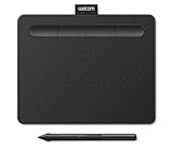 Wacom Intuos CTL4100 Grafiktablett für Mac, PC, Chromebook und Android (klein) mit Software inklusive, Schw