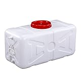 ZSYGFS Wassertank Wasserkanister Mit Ausgießer Mit Hahn Deckel Griff Grosse Kapazität Tragbarer Für Outdoor Camping Auto Reisen Picknick Wandern(Size:50L)